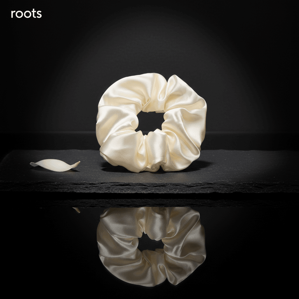 Chouchou En Soie Naturelle - Roots