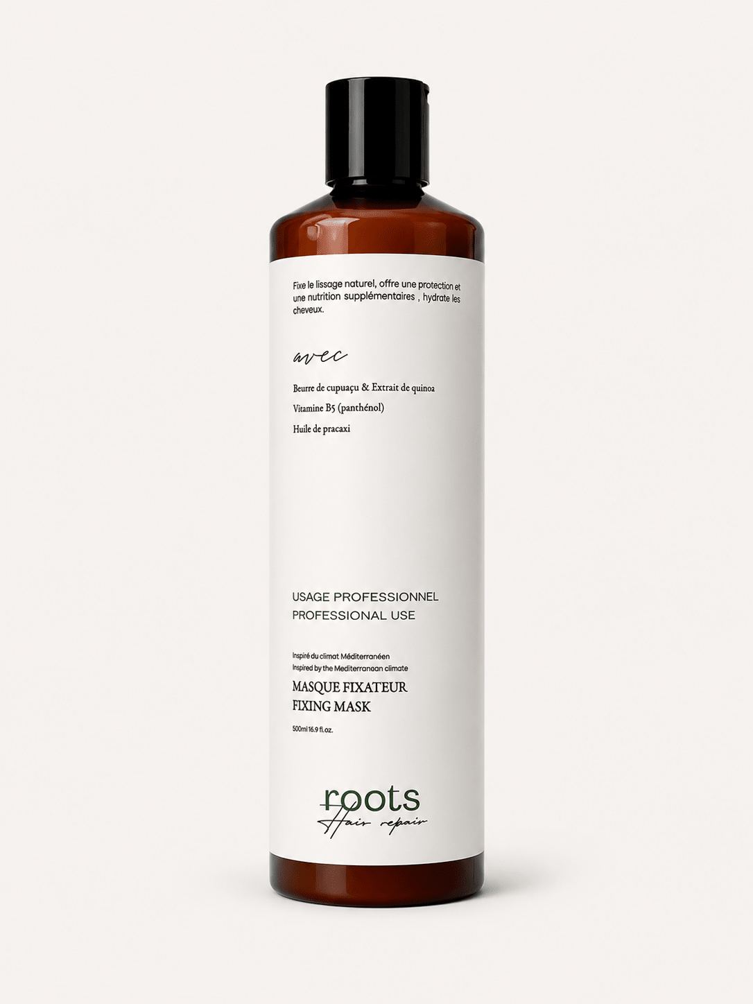 Masque Fixateur – Format Professionnel / Familial – 500ml - Roots