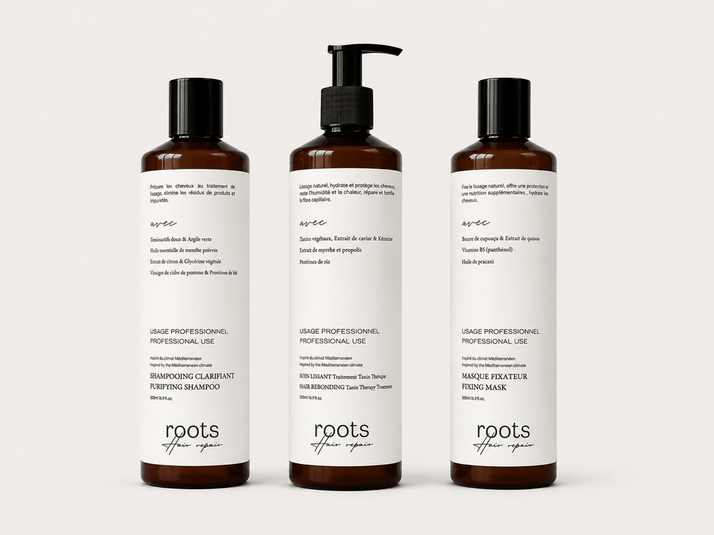 Pack Soin Lissant Tanin Thérapie – 500ml (Professionnel / Familial) - Roots
