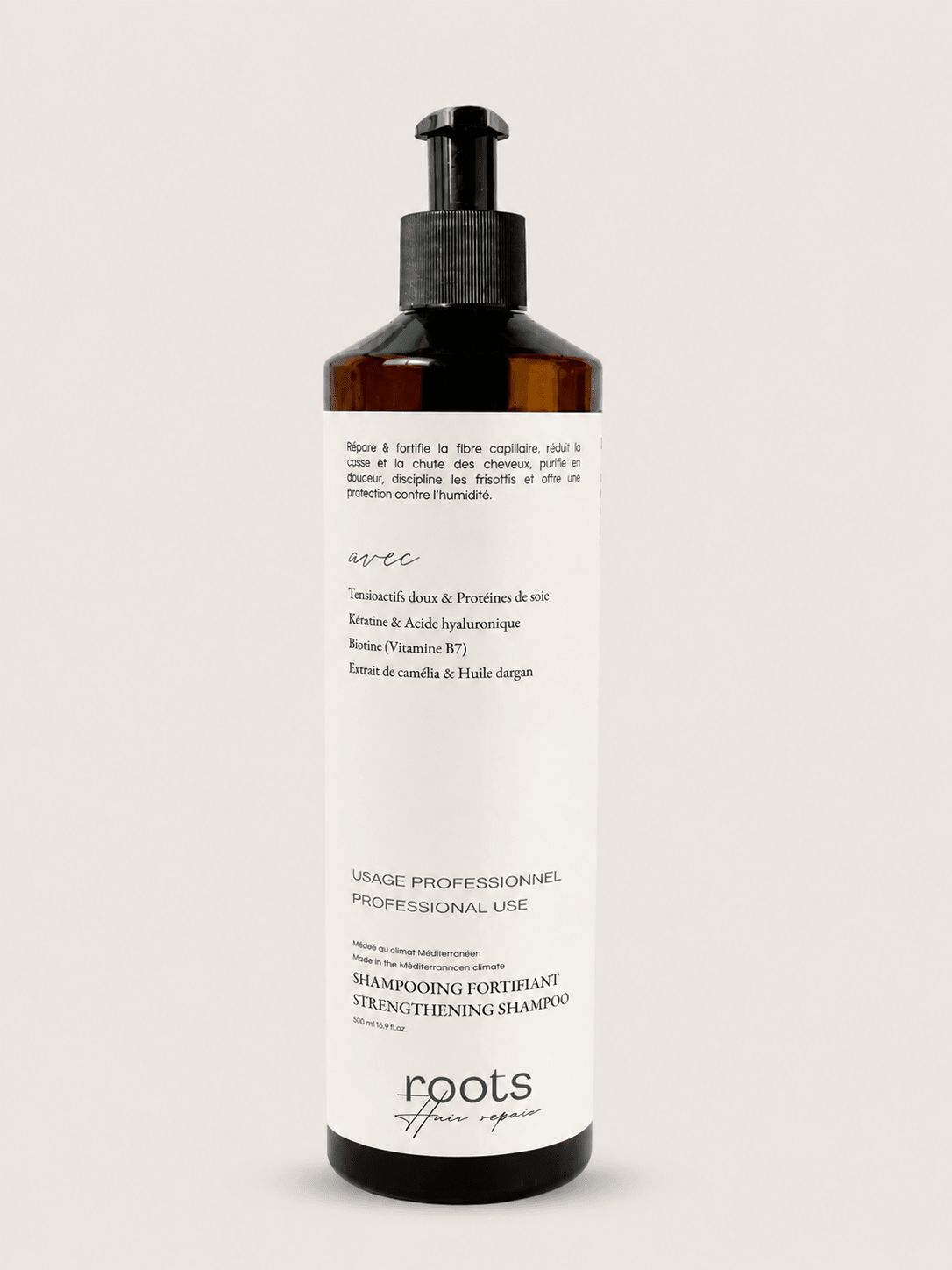 Shampoing Fortifiant – Format Professionnel / Familial – 500ml - Roots